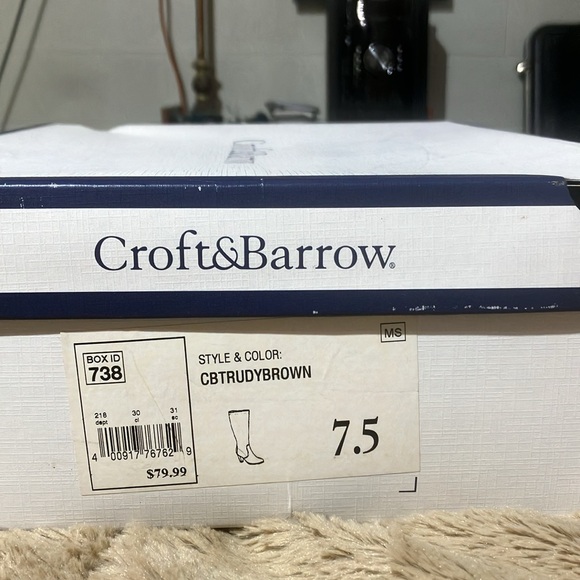 NWB. Never worn. Croft &Barrow knee high boots. Size 7.5 - Picture 7 of 7